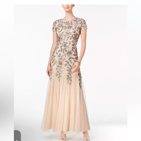 Adrianna Papell
Floral-Beaded Gown - Picture 2 of 15